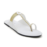 Women's Slipper - White, Women Slippers, Chase Value, Chase Value