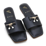 Women's Slipper - Black, Women Slippers, Chase Value, Chase Value