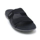 Mark Fairwale Open-Toe Slipper 21106 - Black, Men's Slippers, Chase Value, Chase Value