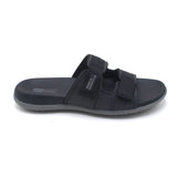 Mark Fairwale Open-Toe Slipper 21106 - Black, Men's Slippers, Chase Value, Chase Value