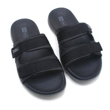 Mark Fairwale Open-Toe Slipper 21106 - Black, Men's Slippers, Chase Value, Chase Value