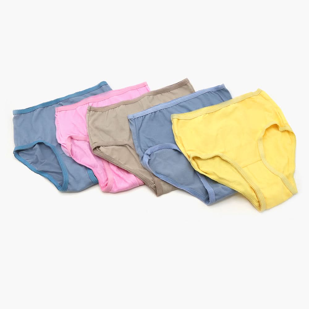 Girls Panty Pack of 5 - Multi Color, Girls Panties & Briefs, Chase Value, Chase Value