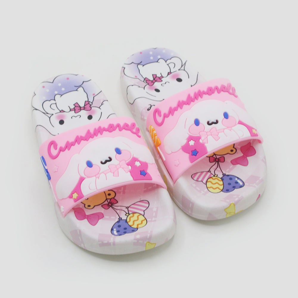 Girls Slider - Baby Pink, Girls Slippers, Chase Value, Chase Value