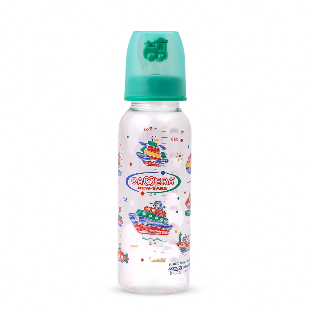 Camera Decorated Feeding Bottle 250-Ml, Feeding Supplies, Chase Value, Chase Value