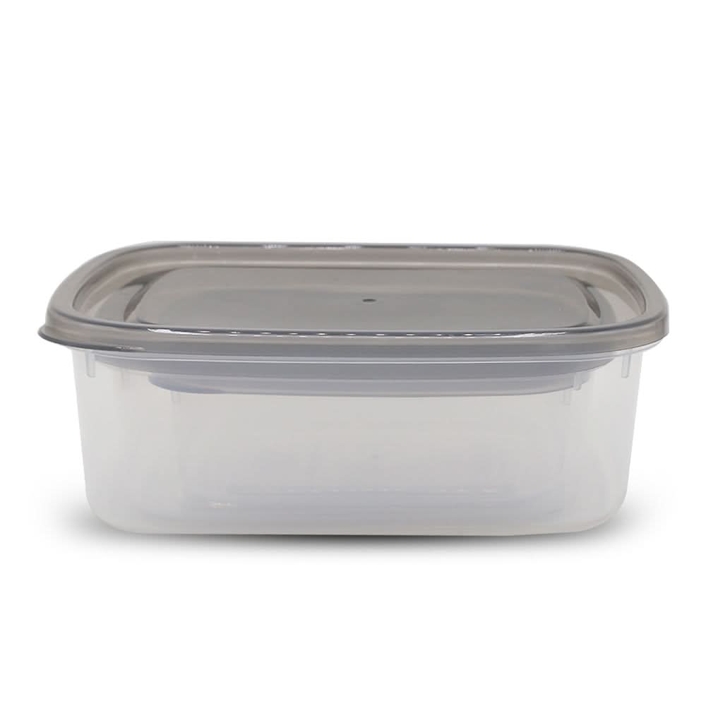 Crisper 3Pcs Bowl Set - Grey, Tiffin Boxes & Bottles, Chase Value, Chase Value