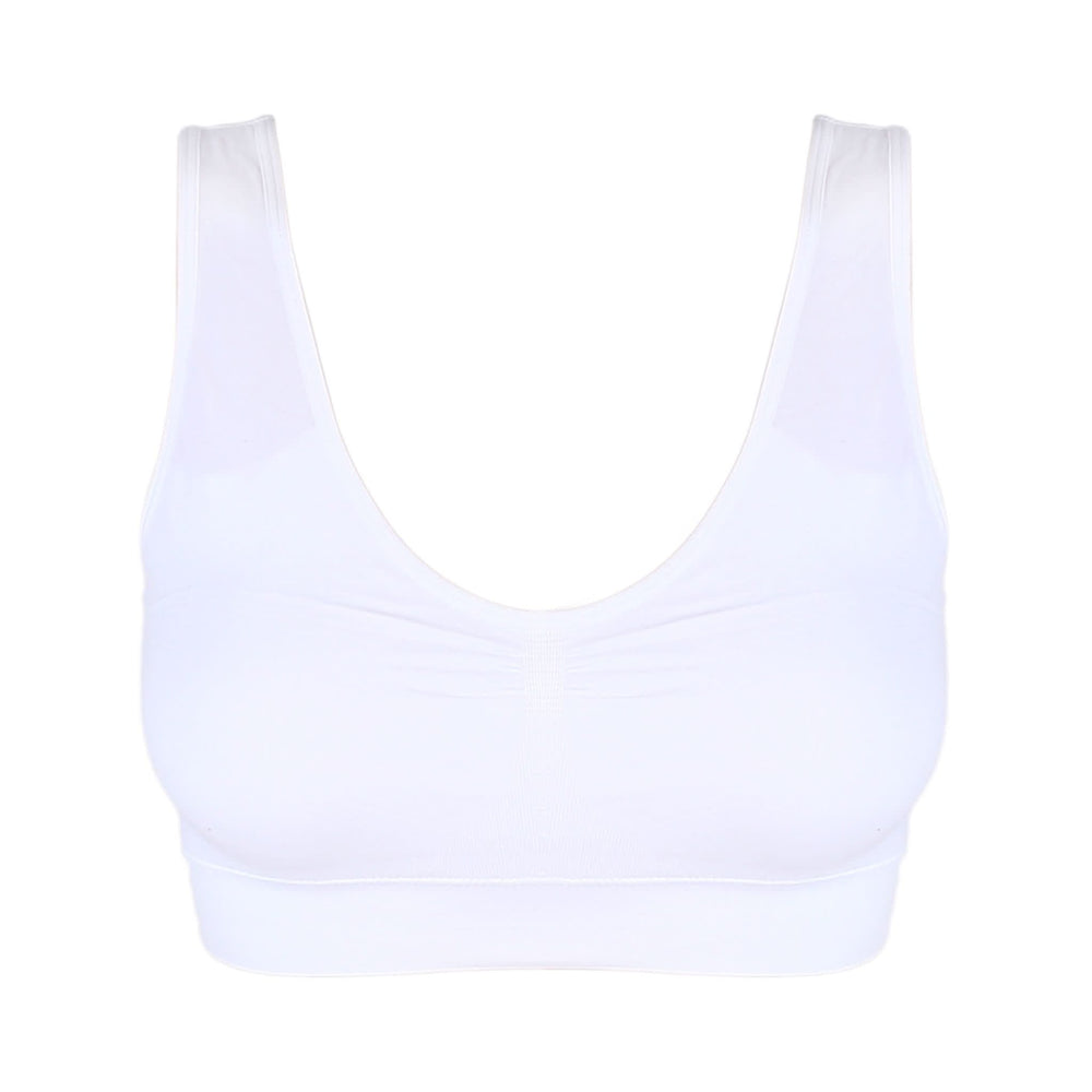 Jockey Sport Bra - White, Women Sports Bra, Chase Value, Chase Value