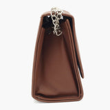Women's Shoulder Bag - Dark Brown, Women Bags, Chase Value, Chase Value