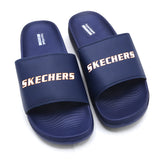 Original Skechers Modern Comfort Slider for Men - Blue, Men's Slippers, Chase Value, Chase Value