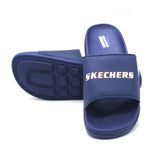 Original Skechers Modern Comfort Slider for Men - Blue, Men's Slippers, Chase Value, Chase Value