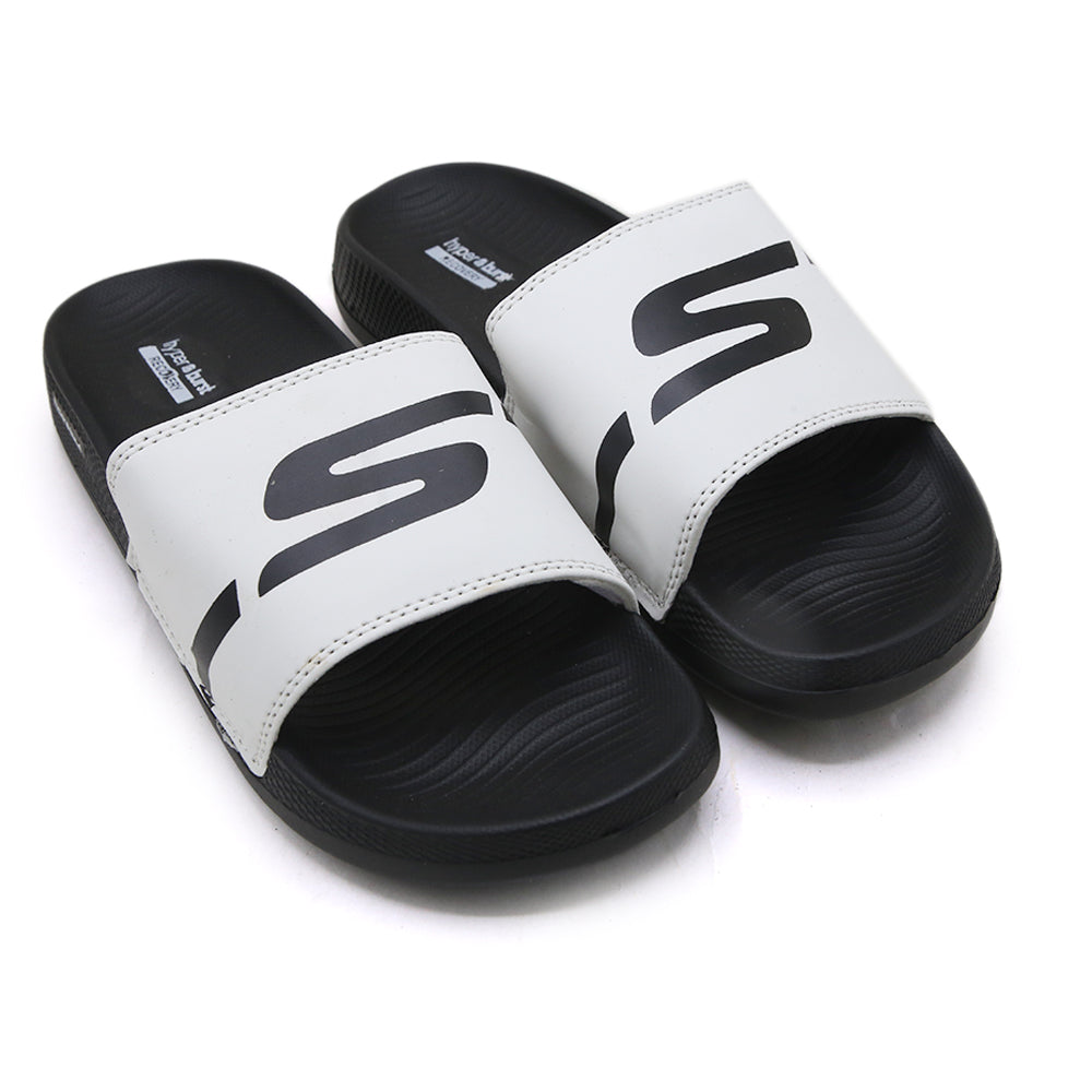 Original Skechers Modern Comfort Slider for Men - White, Men's Slippers, Chase Value, Chase Value