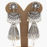 Women's Jhumki - Silver, Women Earrings & Tops, Chase Value, Chase Value