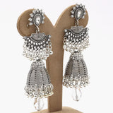 Women's Jhumki - Silver, Women Earrings & Tops, Chase Value, Chase Value