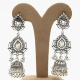 Women's Jhumki - Silver, Women Earrings & Tops, Chase Value, Chase Value