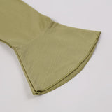 Girls Tight Half Sleeves Suit - Olive Green, Girls Suits, Chase Value, Chase Value