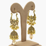 Women's Jhumki - Golden, Women Earrings & Tops, Chase Value, Chase Value