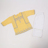 Girls Embroidered Shalwar Suit - Yellow, Girls Shalwar Kameez, Chase Value, Chase Value