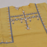 Girls Embroidered Shalwar Suit - Yellow, Girls Shalwar Kameez, Chase Value, Chase Value