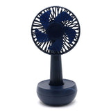 Chargeable Fan With Stand - Navy Blue, Rechargeable Fan, Chase Value, Chase Value
