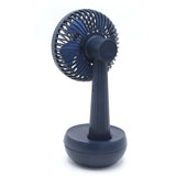 Chargeable Fan With Stand - Navy Blue, Rechargeable Fan, Chase Value, Chase Value