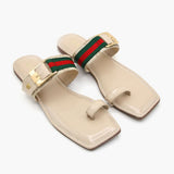 Women's Slipper - Beige, Women Slippers, Chase Value, Chase Value