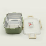 Stainless Steel Lunch Box - Sea Green, Tiffin Boxes & Bottles, Chase Value, Chase Value