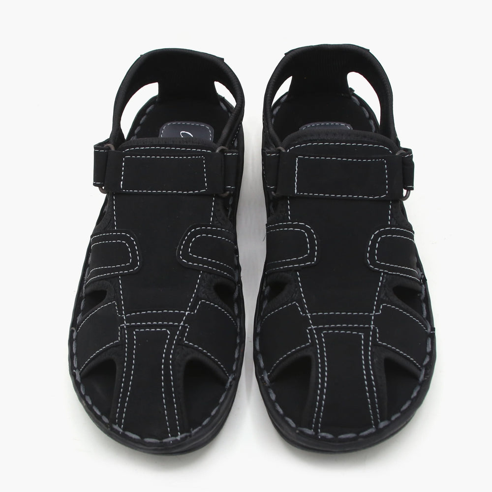 Men's Sandal - Black, Men's Sandals, Chase Value, Chase Value