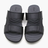 Men's Slipper - Black, Men's Slippers, Chase Value, Chase Value