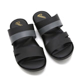 Men's Slipper - Black, Men's Slippers, Chase Value, Chase Value