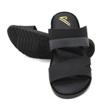 Men's Slipper - Black, Men's Slippers, Chase Value, Chase Value
