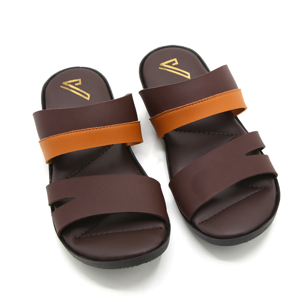 Men's Slipper - Brown, Men's Slippers, Chase Value, Chase Value