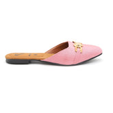 Valuable Women's Backless Pump - Peach, Women Backless Pumps, Chase Value, Chase Value