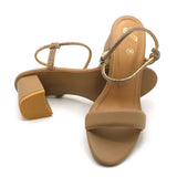 Women's Heel Sandal - Beige, Women Heels, Chase Value, Chase Value