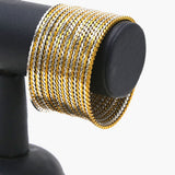Women's Bangle - Silver & Golden, Women Bangles & Bracelets, Chase Value, Chase Value