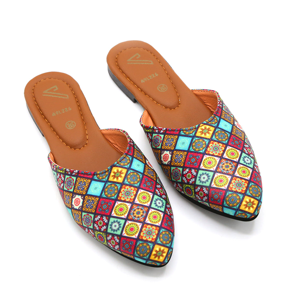 Women's Backless Pump - Yellow, Women Backless Pumps, Chase Value, Chase Value