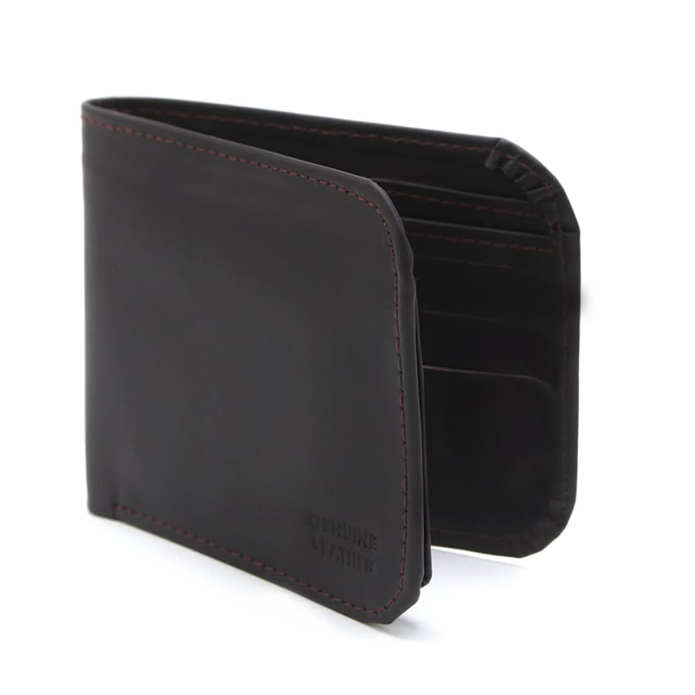 Men's Leather Wallet - Dark Brown, Men's Wallets, Chase Value, Chase Value