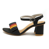 Girls Fancy Heel Sandal - Black, Girls Heels, Chase Value, Chase Value