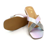 Women's Sandal - Silver, Women Slippers, Chase Value, Chase Value