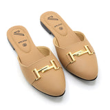 Valuable Women's Backless Pump - Fawn, Women Backless Pumps, Chase Value, Chase Value