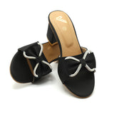 Women's Heel Slipper - Black, Women Heels, Chase Value, Chase Value