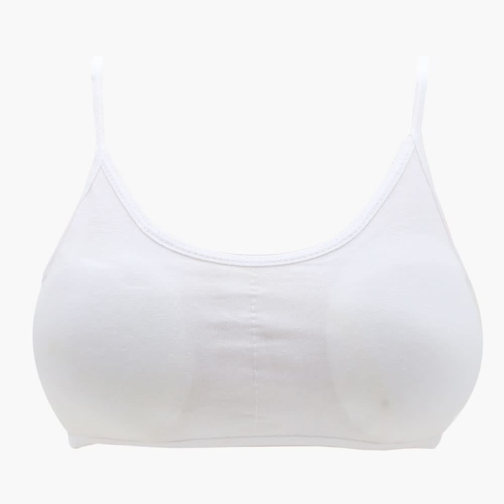 Valuables Girls Foam Biddies - White, Girls Shameez Camisole & Biddies, Chase Value, Chase Value