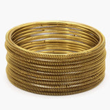 Women's Bangle - Golden, Women Bangles & Bracelets, Chase Value, Chase Value