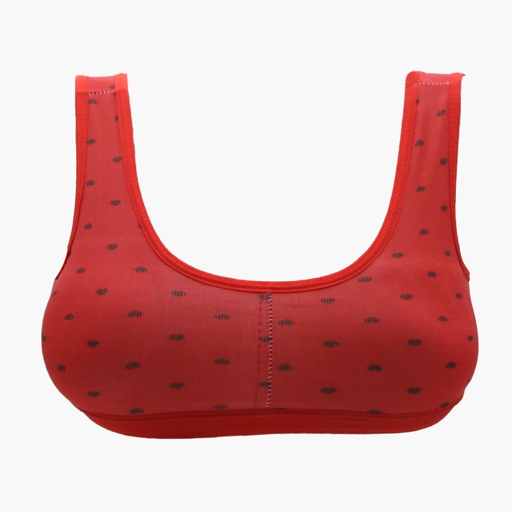 Girls Foam Biddies - Red, Girls Shameez Camisole & Biddies, Chase Value, Chase Value