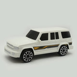 Friction Jeep Toyota - White, Die-cast Model Car, Chase Value, Chase Value