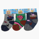 Boys Socks Pack Of 3 - Multi Color, Boys Socks, Chase Value, Chase Value