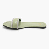Women's Slipper - Dark Green, Women Slippers, Chase Value, Chase Value