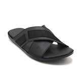 Men's Casual Slippers - Black, Men's Slippers, Chase Value, Chase Value