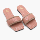 Girls Slipper - Peach, Girls Slippers, Chase Value, Chase Value