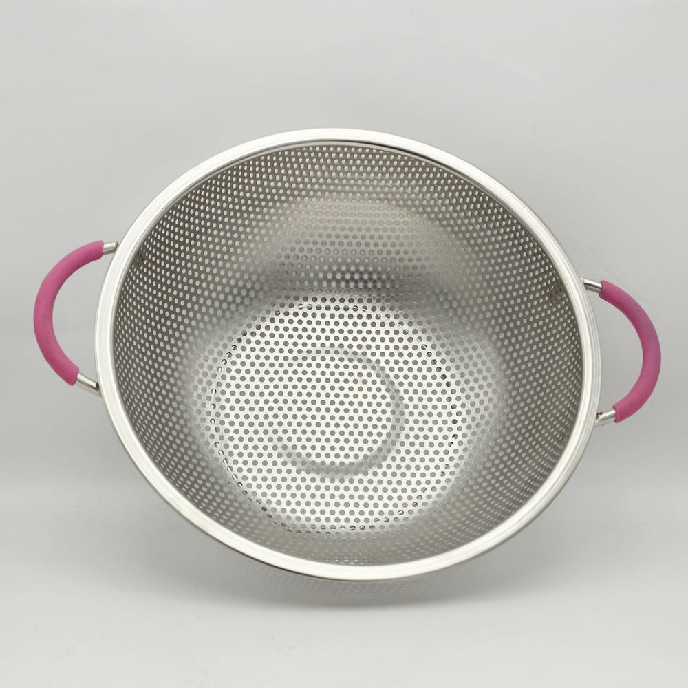 Strainer Color Handle Steeliness Steel 22cm - Silver, Strainer, Chase Value, Chase Value