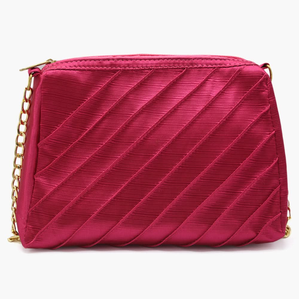 Women's Shoulder Bag - Dark Pink, Women Bags, Chase Value, Chase Value
