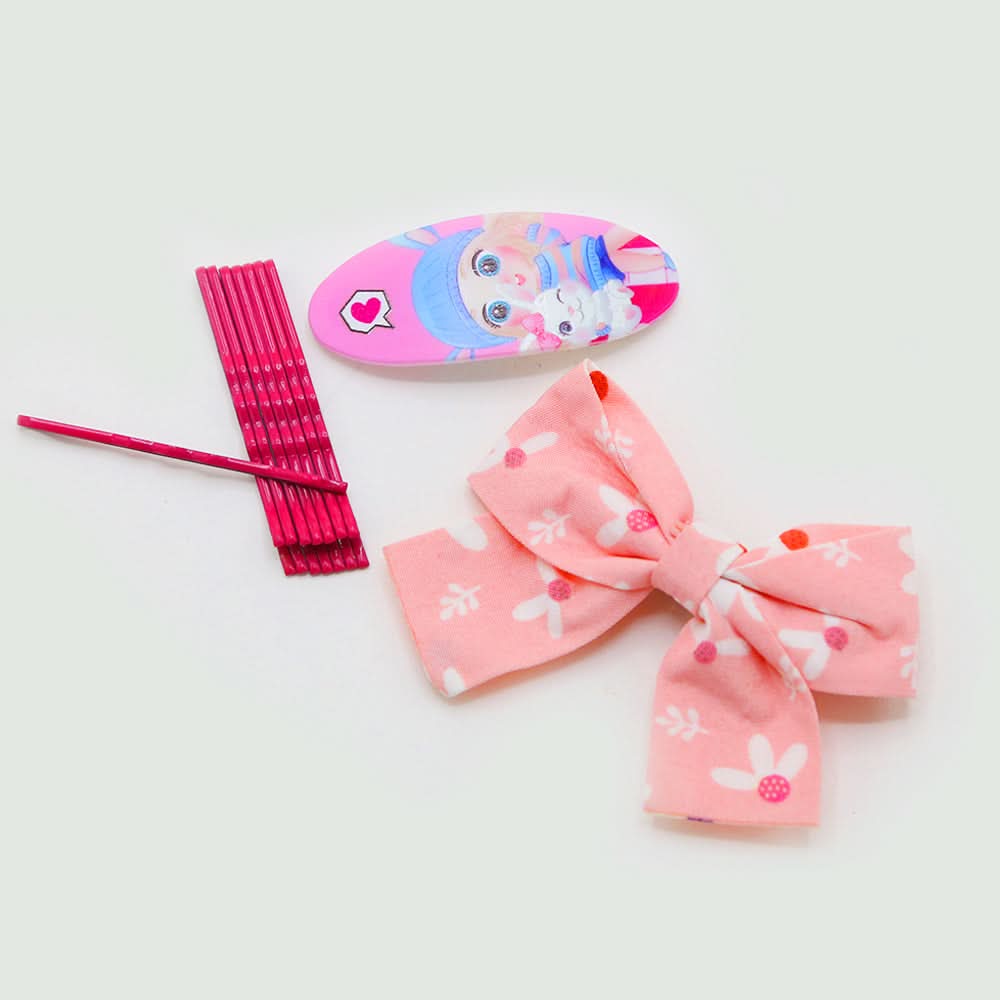 Girls Hair Pin - peach, Girls Hair Accessories, Chase Value, Chase Value